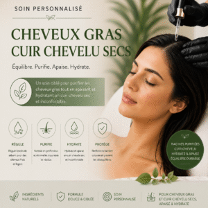 Soin Personnalisé (cheveux gras cuir chevelu secs)